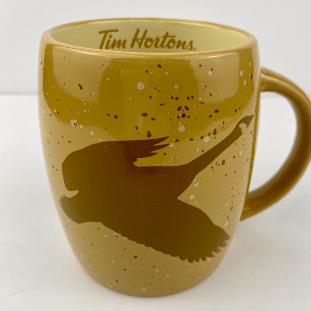 Tim Horton’s Canada Goose Mug Limited Edition 2016 Brown 4 in Coffee Cup